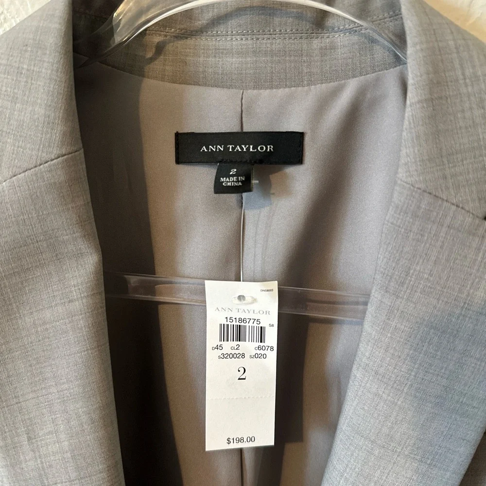 Ann Taylor Charcoal Blazer - Picture 6 of 8